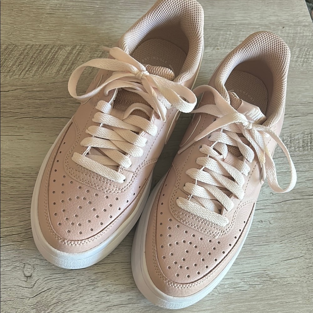 Women's Nike Pink Platform Sneakers